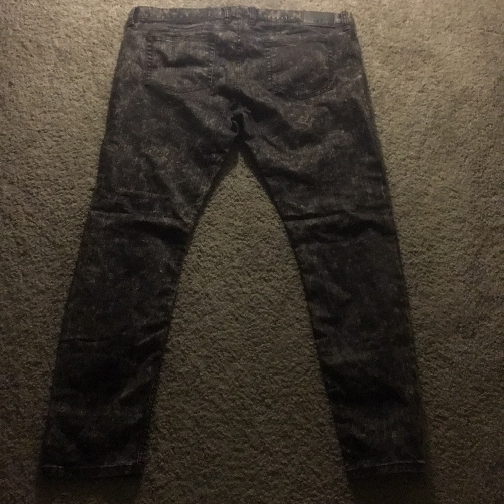 Hot topic black rude super skinny jeans W38 L32